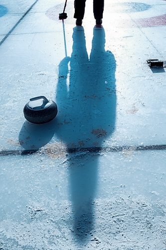 Mike Sudoma / Winnipeg Free Press
A silhouette of a curler waiting to take a shot Sunday morning at the Ironman Curling Bonspiel on Memorial Blvd.
February 9, 2020