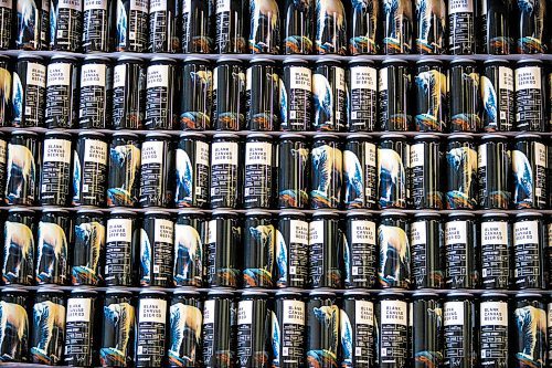 MIKAELA MACKENZIE / WINNIPEG FREE PRESS

The new Arctic Stout is canned at Torque Brewing Co in Winnipeg on Monday, Feb. 10, 2020. The special edition beer is part of Blank Canvas Beer Co., which brings artists and brewers together. For Ben MacPhee-Sigurdson story.
Winnipeg Free Press 2019.