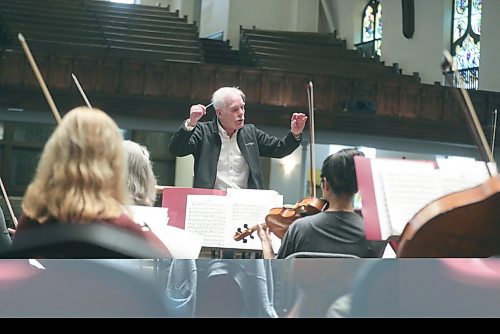 RUTH BONNEVILLE  /  WINNIPEG FREE PRESS 

ENT - MCO conductor

Earl Stafford, a longtime conductor in Winnipeg with the RWB and the Manitoba Chamber Orchestra, is leading his last concert with the MCO on Feb. 12. 

Action photos of Earl Stafford rehearsing with the MCO at Westminster United on Monday afternoon. 

Eva Wasney's story.

Feb 10th,, 2020
