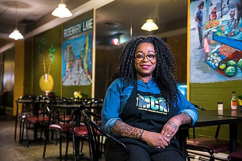 MIKAELA MACKENZIE / WINNIPEG FREE PRESS

Christine Pattison, owner of Christines Kitchen, poses for a portrait in her authentic Jamaican restaurant in Winnipeg on Tuesday, Feb. 11, 2020. For Eva Wasney story.
Winnipeg Free Press 2019.