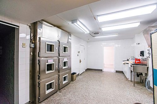 MIKAELA MACKENZIE / WINNIPEG FREE PRESS

The 1905 era body preparation area at Chesed Shel Emes Funeral Home, which will soon be demolished to make way for a new facility, in Winnipeg on Wednesday, Feb. 12, 2020. For Brenda Suderman story.
Winnipeg Free Press 2019.