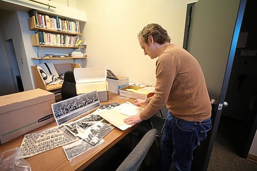 RUTH BONNEVILLE  /  WINNIPEG FREE PRESS 

FAITH - Religious archives story for 49.8

Photo of archivist,  Andrew Morrison, working on archival material at the Jewish Heritage Centre.  

STORY INFO: At the Jewish Heritage Centre, executive director Belle Jarniewski also struggles to find space for the many items in the collectionmore than 70,000 photos, 1,300 sound and moving image recordings, 1,000 textual records, 200 bound volumes of newspapers, and over 4,000 artefacts."
They have hired a part-time archivist (Andrew Morrison) to handle all the new incoming documents but it's not enough to keep up.


See story by John Longhurst

Feb 5th, 2020
