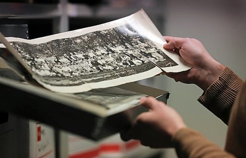 RUTH BONNEVILLE / WINNIPEG FREE PRESS
FAITH - Religious archives story for 49.8
STORY INFO: At the Jewish Heritage Centre, executive director Belle Jarniewski also struggles to find space for the many items in the collectionmore than 70,000 photos, 1,300 sound and moving image recordings, 1,000 textual records, 200 bound volumes of newspapers, and over 4,000 artefacts."
They have hired a part-time archivist to handle all the new incoming documents and archive existing files that are needing it but even though he has been working for 4 years still has a room full of new documents that he hasn't been able to tackle yet.
See story by John Longhurst
Feb 5th, 2020