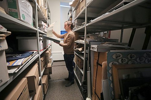 RUTH BONNEVILLE / WINNIPEG FREE PRESS
FAITH - Religious archives story for 49.8
STORY INFO: At the Jewish Heritage Centre, executive director Belle Jarniewski also struggles to find space for the many items in the collectionmore than 70,000 photos, 1,300 sound and moving image recordings, 1,000 textual records, 200 bound volumes of newspapers, and over 4,000 artefacts."
They have hired a part-time archivist to handle all the new incoming documents and archive existing files that are needing it but even though he has been working for 4 years still has a room full of new documents that he hasn't been able to tackle yet.
See story by John Longhurst
Feb 5th, 2020