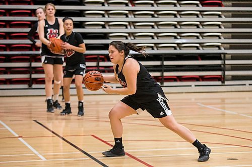 MIKAELA MACKENZIE / WINNIPEG FREE PRESS

Robyn Boulanger at Wesmen women's basketball practice at the Duckworth Centre in Winnipeg on Wednesday, Feb. 12, 2020. For Taylor Allen story.
Winnipeg Free Press 2019.