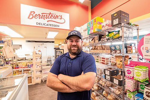 Mike Sudoma / Winnipeg Free Press
Bernsteins Deli Owner Aaron Bernstein inside of the Corydon grocery store Thursday afternoon
February 13, 2020
