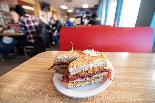 Mike Sudoma / Winnipeg Free Press
Bernstein Delis Illegal Curve Sandwich Thursday afternoon
February 13, 2020