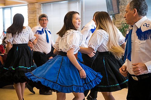 MIKAELA MACKENZIE / WINNIPEG FREE PRESS

Jessica Lavallee jigs with the Norman Chief Memorial Dancers during Louis Riel Day celebrations at the University of Manitoba in Winnipeg on Friday, Feb. 14, 2020. Standup.
Winnipeg Free Press 2019.