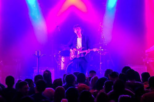 Daniel Crump / Winnipeg Free Press. Winnipeg locals Yes We Mystic perform on opening night of Festival Du Voyageur. February 14, 2020.