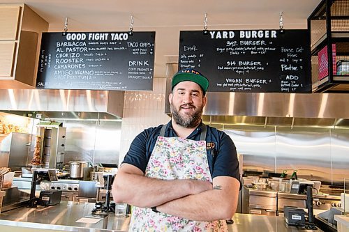 Mike Sudoma / Winnipeg Free Press
Yard Sale/Good Fight Tacos Kitchen Manager, Steven Toews Sunday afternoon inside of Hargrave Market.
February 16, 2020