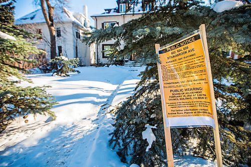 MIKAELA MACKENZIE / WINNIPEG FREE PRESS

The former home of premier John Bracken, 604 Stradbrook Ave. and its two neighbouring properties (all of which are slated to be demolished) in Winnipeg on Wednesday, Feb. 19, 2020. For Katie story.
Winnipeg Free Press 2019.