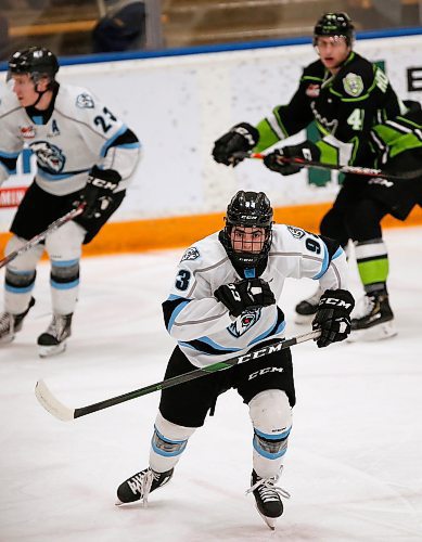 JOHN WOODS / WINNIPEG FREE PRESS
Winnipeg Ice Matt Savoie (93) plays against the Edmonton Oil Kings during second period WHL action in Winnipeg on Wednesday, February 19, 2020.