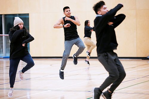 JOHN WOODS / WINNIPEG FREE PRESS
Ryan Ross participates in the Outside Looking In hiphop dance class at Southeast Collegiate in Winnipeg Thursday, February 20, 2020. The dance program encourages students to stay in school and graduate. Students can also earn a credit by participating every week.

Reporter: Macintosh