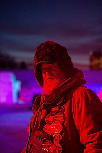 Mike Sudoma / Winnipeg Free Press
Rick Torgerson visits Festival Du Voyageur Friday evening, just as hes been doing for the past 30+ years
February 16, 2020