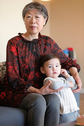 RUTH BONNEVILLE  /  WINNIPEG FREE PRESS 

Local LOCAL - health cards

Lijuan Wan in photo with her granddaughter Sophia Chen (1yrs),  along with her husband, Zuomin Chen in the background.  

Story on  permanent resident,  Lijuan Wan, 63, who has not received her health card yet even though she applied for it last summer.  
Without her health card she doesn't have access to things like mammograms and pap tests. Her daughter, Jennifer Jacks, a WSD trustee who interprets for her mom who does not speak English, said shes been told theres a waiting list for health cards. This issue has been raised in the legislature by NDP but province denies its a problem. 

See Carol Sanders | Reporter
Feb 24th,, 2020
