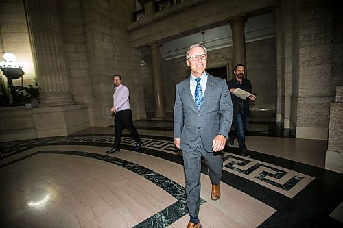 MIKAELA MACKENZIE / WINNIPEG FREE PRESS

Health, seniors, and active living minister Cameron Friesen walks up to speak about the development of a master capital plan for the Health Sciences Centre at the Manitoba Legislative Building in Winnipeg on Monday, Feb. 24, 2020. For Carol Sanders story.
Winnipeg Free Press 2019.