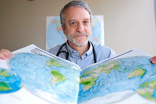 RUTH BONNEVILLE  /  WINNIPEG FREE PRESS 


LOCAL - healthy travel

Place: Travel Health Clinic

Portrait of Dr. Pierre Plourde in his office with world maps around him.

Subject: Dr. Pierre Plourde is a medical officer of health with the WHRA and is an infectious diseases and tropical medicine specialist. I am including him in a story about staying healthy while travelling, which is set to run in arts on Saturday.

Story by Eva Wasney.

Feb 26th,, 2020
