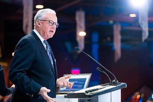 MIKAELA MACKENZIE / WINNIPEG FREE PRESS

Economist Michael Langley speaks at a Winnipeg Metro Region event at the TYC Event Centre in Winnipeg on Thursday, Feb. 27, 2020. For Martin Cash story.
Winnipeg Free Press 2019.