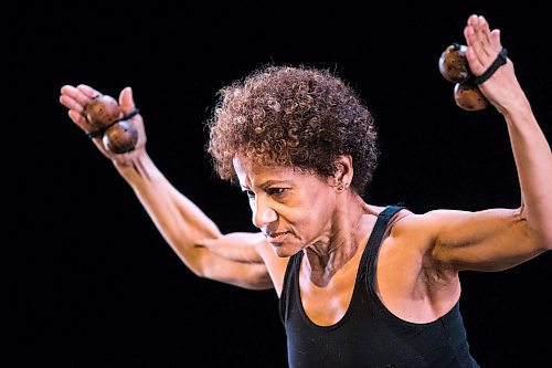 MIKAELA MACKENZIE / WINNIPEG FREE PRESS

Zab Maboungou, dancer with Nyata Nyata from Montreal, performs at a Moving Inspirations Dance Festival media call at the Gas Station Arts Centre in Winnipeg on Thursday, Feb. 27, 2020. Standup.
Winnipeg Free Press 2019.