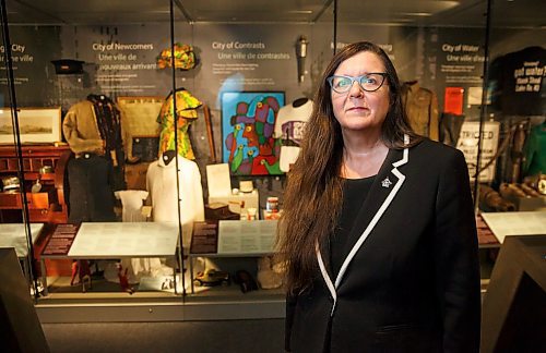 MIKE DEAL / WINNIPEG FREE PRESS
Claudette Leclerc is retiring from the Manitoba Museum after 23 years as its CEO and executive director. One of the most recent achievements was the opening of the Winnipeg Gallery.
200227 - Thursday, February 27, 2020.