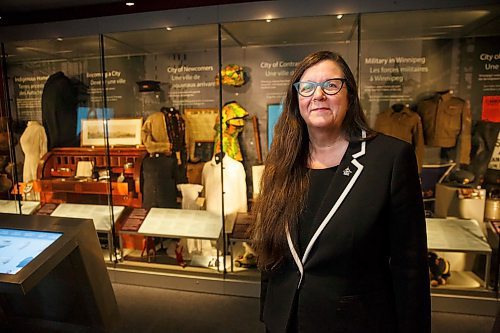 MIKE DEAL / WINNIPEG FREE PRESS
Claudette Leclerc is retiring from the Manitoba Museum after 23 years as its CEO and executive director. One of the most recent achievements was the opening of the Winnipeg Gallery.
200227 - Thursday, February 27, 2020.