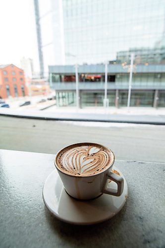 Mike Sudoma / Winnipeg Free Press
A Fools and Horses Mocha Latte inside Hargrave Market Thursday afternoon
February 27, 2020