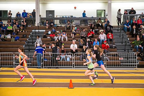 MIKAELA MACKENZIE / WINNIPEG FREE PRESS

The 1200m U14 final race at the 39th Annual Boeing Classic Indoor Track & Field Championships at the Max Bell Centre in Winnipeg on Friday, Feb. 28, 2020. Standup.
Winnipeg Free Press 2019.