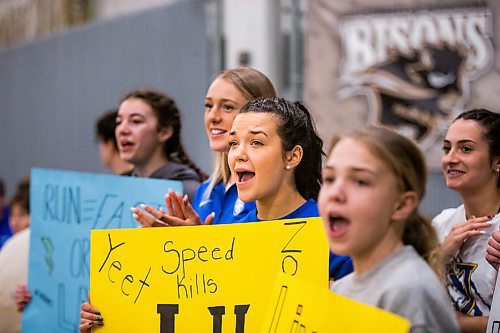 MIKAELA MACKENZIE / WINNIPEG FREE PRESS

Abby Fontaine cheers on her Lakehead teammates at the 39th Annual Boeing Classic Indoor Track & Field Championships at the Max Bell Centre in Winnipeg on Friday, Feb. 28, 2020. Standup.
Winnipeg Free Press 2019.