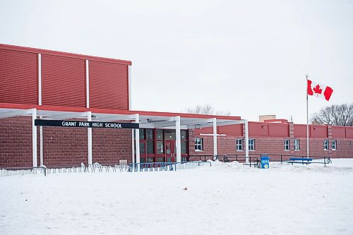 Mike Sudoma / Winnipeg Free Press
Exterior of Grant Park Highschool Thursday afternoon
February 28, 2020