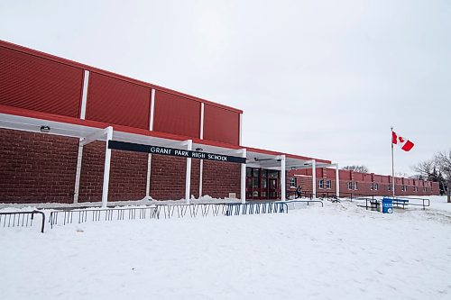 Mike Sudoma / Winnipeg Free Press
Exterior of Grant Park Highschool Thursday afternoon
February 28, 2020