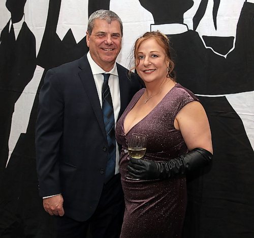 JASON HALSTEAD / WINNIPEG FREE PRESS

From left, Ray Bisson (gala chair, Alzheimer Society of Manitoba) and Stephanie Bisson at the Alzheimer Society of Manitoba's Roaring Twenties gala in the Cityview Ballroom at the RBC Convention Centre Winnipeg on Feb. 13, 2020. (See Social Page)