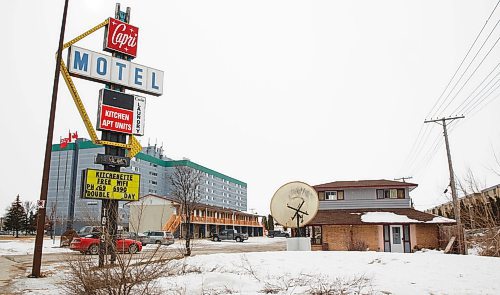 MIKE DEAL / WINNIPEG FREE PRESS
The Capri Motel at 1819 Pembina Hwy.
200302 - Monday, March 02, 2020.