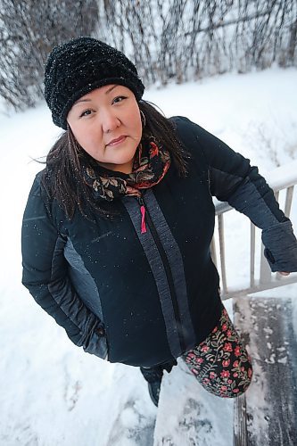 JOHN WOODS / WINNIPEG FREE PRESS
Shaneen Robinson-Desjarlais is photographed outside her home in Winnipeg Monday, March 2, 2020. Robinson-Desjarlais is hosting the 3 part podcast series Residential Schools produced by Historica Canada.

Reporter: Maggie