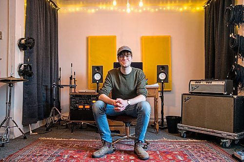 MIKAELA MACKENZIE / WINNIPEG FREE PRESS

Adam Fuhr, who has started the House of Wonders record label, poses for a portrait in his studio in Winnipeg on Tuesday, March 3, 2020. For Frances Koncan story.
Winnipeg Free Press 2019.