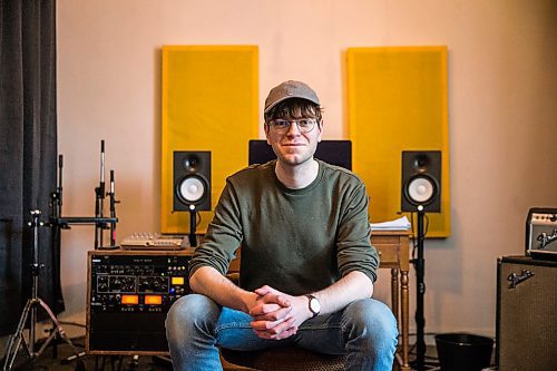 MIKAELA MACKENZIE / WINNIPEG FREE PRESS

Adam Fuhr, who has started the House of Wonders record label, poses for a portrait in his studio in Winnipeg on Tuesday, March 3, 2020. For Frances Koncan story.
Winnipeg Free Press 2019.