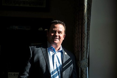 MIKAELA MACKENZIE / WINNIPEG FREE PRESS

Crown services minister Jeff Wharton poses for a portrait in this office at the Manitoba Legislative Building in Winnipeg on Tuesday, March 3, 2020. For Larry Kusch story.
Winnipeg Free Press 2019.