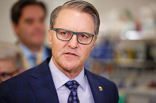 MIKE DEAL / WINNIPEG FREE PRESS
Health, Seniors and Active Living Minister Cameron Friesen during the official opening of the new paediatric catheterization lab at HSC Winnipeg Childrens Hospital Tuesday afternoon.
200303 - Tuesday, March 03, 2020.