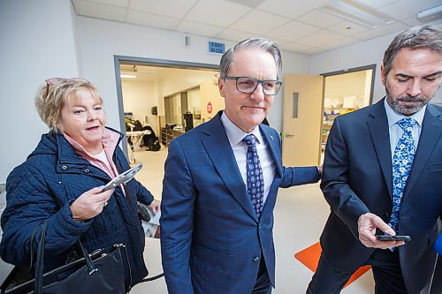 MIKE DEAL / WINNIPEG FREE PRESS
Health, Seniors and Active Living Minister Cameron Friesen during the official opening of the new paediatric catheterization lab at HSC Winnipeg Childrens Hospital Tuesday afternoon.
200303 - Tuesday, March 03, 2020.