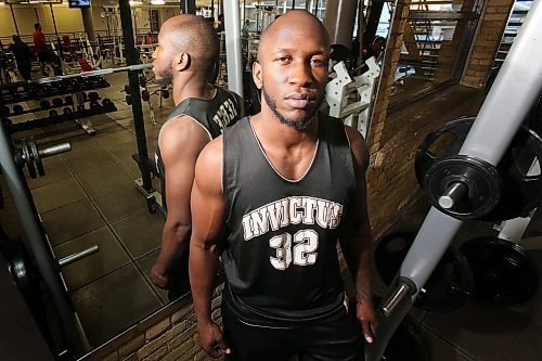 SHANNON VANRAES / WINNIPEG FREE PRESS
Serge Uwimana at the YMCA in downtown Winnipeg, where he regularly works out, on March 3, 2020.