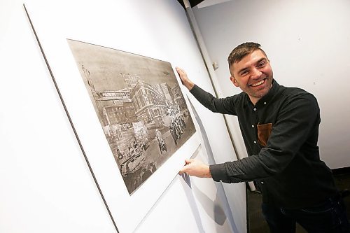 JOHN WOODS / WINNIPEG FREE PRESS
Kevin Fawley, artist of The Remix City, will be showing his work at Warehouse Artworks as part of First Fridays in Winnipeg Tuesday, March 3, 2020.

Reporter: koncan