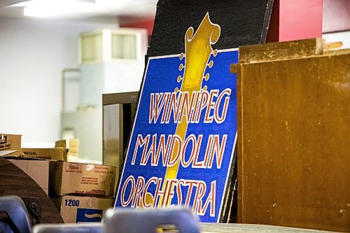 MIKAELA MACKENZIE / WINNIPEG FREE PRESS

Stored signs in the basement of the Ukrainian Labour Temple, which is undergoing renovations to make it accessible, in Winnipeg on Wednesday, March 4, 2020. For Sol Israel story.
Winnipeg Free Press 2019.