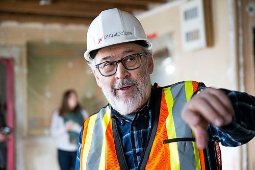 MIKAELA MACKENZIE / WINNIPEG FREE PRESS

Giovanni Geremia, principal of GW Architecture Inc, speaks about changes being made at the Ukrainian Labour Temple, which is undergoing renovations to make it accessible, in Winnipeg on Wednesday, March 4, 2020. For Sol Israel story.
Winnipeg Free Press 2019.