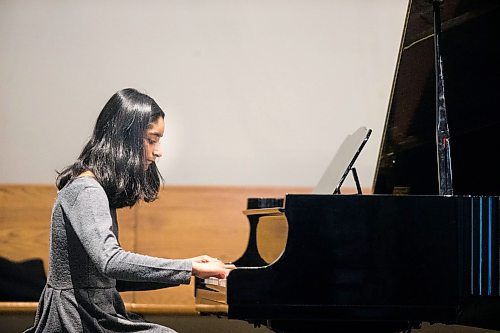 MIKAELA MACKENZIE / WINNIPEG FREE PRESS

Aieshini Udumullage plays sonatina in G major (op.55, no.2, 1st mvmt) by Friedrich Kuhlau on the piano as part of the Winnipeg Music Festival at the Sterling Mennonite Fellowship in Winnipeg on Wednesday, March 4, 2020. 
Winnipeg Free Press 2019.