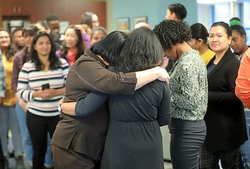 RUTH BONNEVILLE  /  WINNIPEG FREE PRESS 

Local - Altered Minds Inc ENTRY Program

Students and teachers in the Altered Minds Inc ENTRY Program share hugs and say goodbye as the final class holds their graduation ceremony from this long-running program for new immigrants.  

See story on how the  feds are no longer funding it.  

See Carol Sanders story. 

Thursday, March 5, 2020


