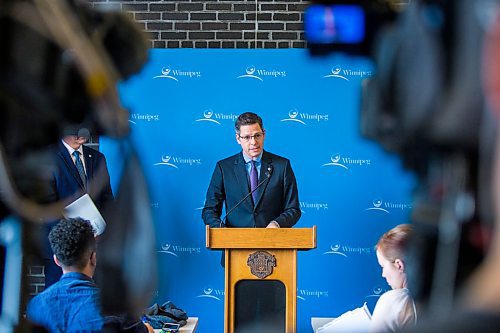 MIKAELA MACKENZIE / WINNIPEG FREE PRESS

Mayor Brian Bowman speaks to media about the 2020 budget at City Hall in Winnipeg on Friday, March 6, 2020. 
Winnipeg Free Press 2019.