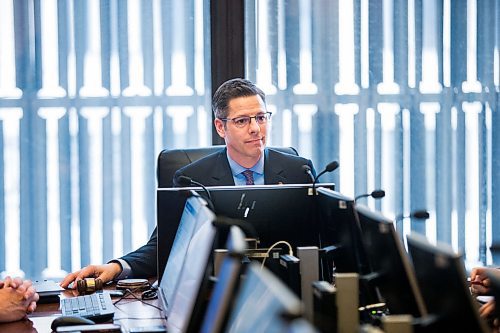 MIKAELA MACKENZIE / WINNIPEG FREE PRESS

Mayor Brian Bowman calls the meeting to order before the 2020 budget is tabled at City Hall in Winnipeg on Friday, March 6, 2020. 
Winnipeg Free Press 2019.