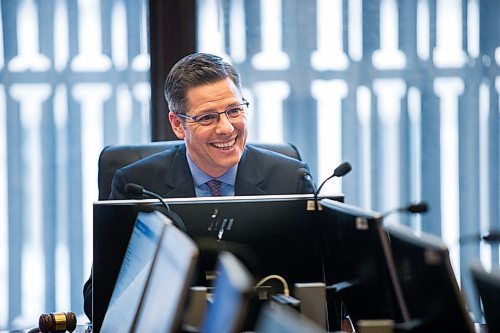 MIKAELA MACKENZIE / WINNIPEG FREE PRESS

Mayor Brian Bowman calls the meeting to order before the 2020 budget is tabled at City Hall in Winnipeg on Friday, March 6, 2020. 
Winnipeg Free Press 2019.