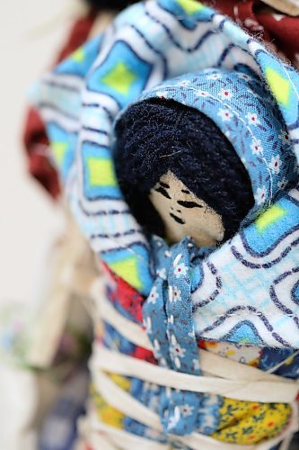 SHANNON VANRAES / WINNIPEG FREE PRESS
A vintage tea doll at a warehouse in Winnipeg's West End on March 6, 2020. Tea dolls are stuffed with tea and were used by the Innu of Labrador and Eastern Quebec.