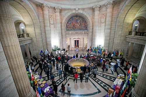 MIKAELA MACKENZIE / WINNIPEG FREE PRESS

Lieutenant governor Janice Filmon speaks at the Manitoba Legislative Building in Winnipeg on International Women's Day, Monday, March 9, 2020. 
Winnipeg Free Press 2019.