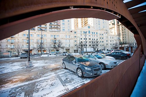 MIKAELA MACKENZIE / WINNIPEG FREE PRESS

A surface parking lot at Assiniboine and Main currently operated by the Friends of Upper Fort Garry, where an interpretive centre was supposed to be built, in Winnipeg on Monday, March 9, 2020. For Joyanne story.
Winnipeg Free Press 2019.